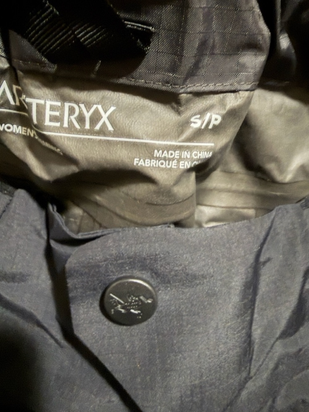 Arc'teryx Black Women's Waterproof Shell Pants - Picture 6 of 6